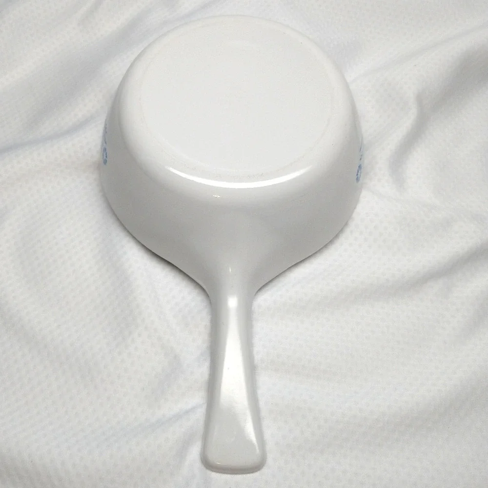 CorningWare Blue Cornflower 1 Pint P-83-B Skillets Set 2 Saucepans Vintage 1970s